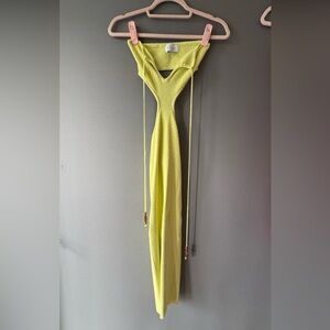 L'Academie Maddix Halter Midi Dress‎ XS